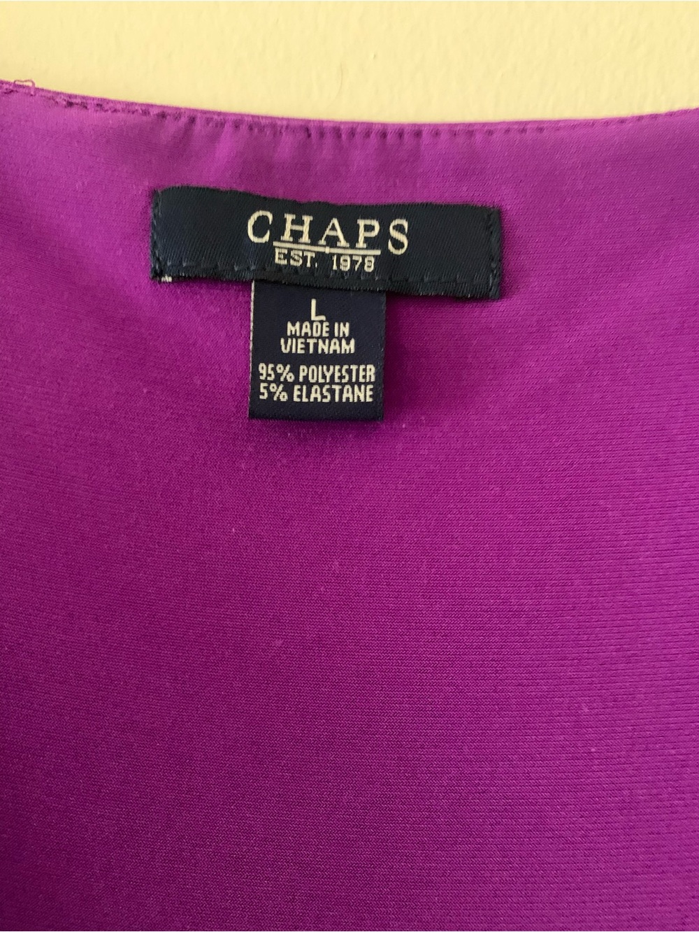 Chaps Vivid Purple Knot-Front Midi Dress - Picture 6 of 7